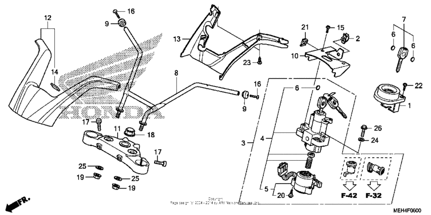 Handlebar + top bridge