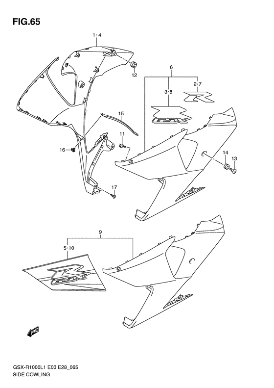 Side cowling