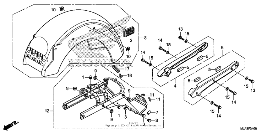 Rear fender (1)