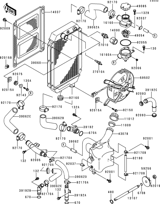 VN800 Radiator(1 / 2)