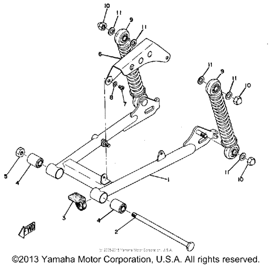 Rear arm & rear cushion