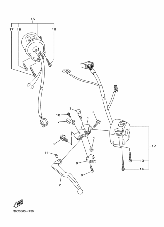 Handle switch & lever