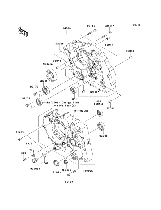  Картер двигателя