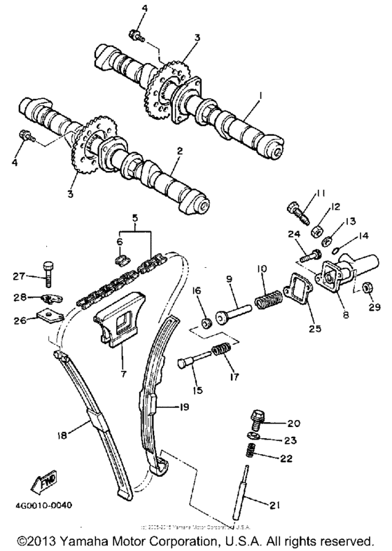 FJ600L Camshaft-chain