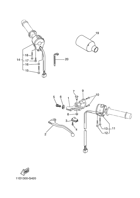Handle switch & lever