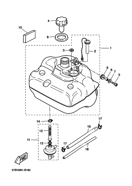 CW50RS Tank fuel