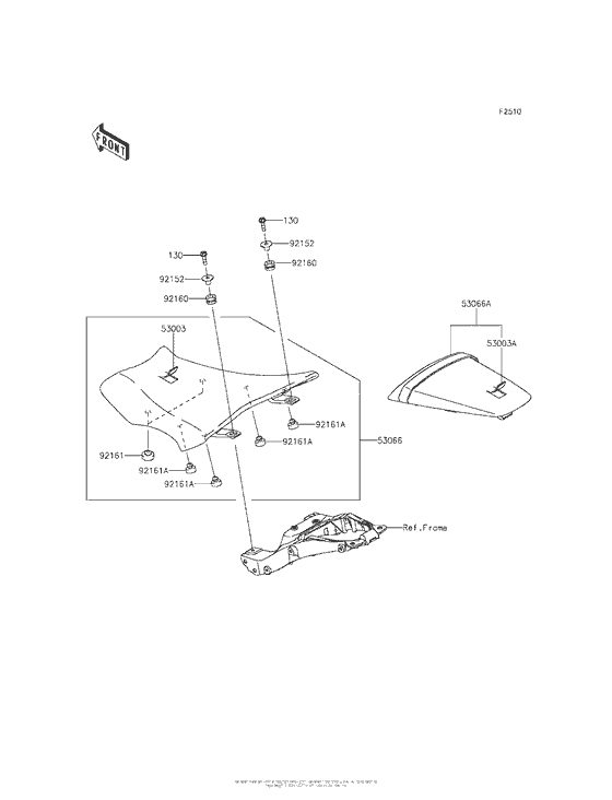 ZX1000 Сиденье
