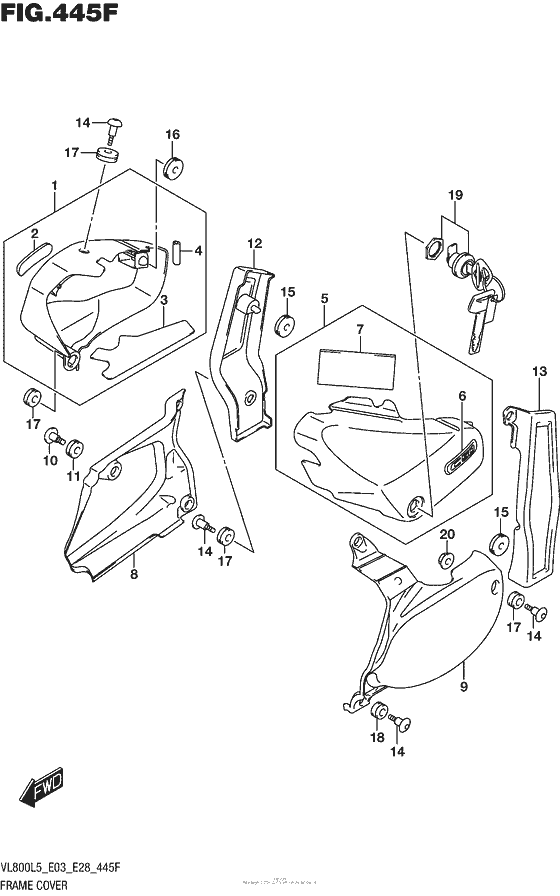 Frame Cover (Vl800Bl5 E28)