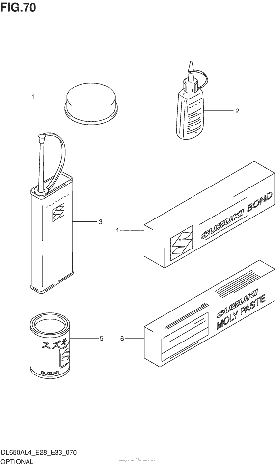 DL650 (ABS) Дооснащение -опции