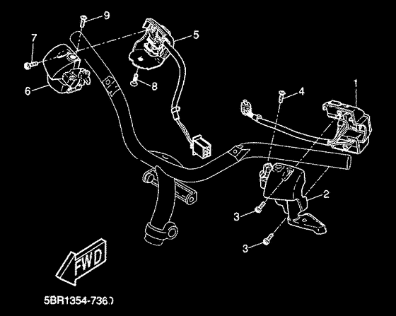 YQ50 Handle switch. lever