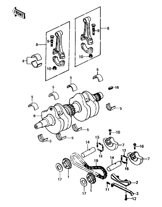 Crankshaft/balancer