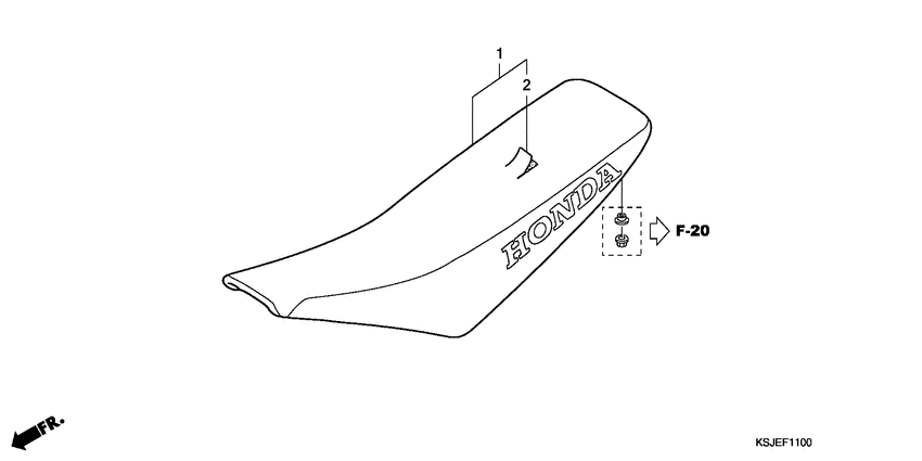 CRF100F Пружина