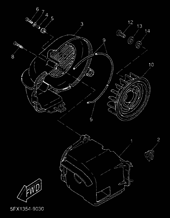 YH50 Воздухоотвод и вентилятор
