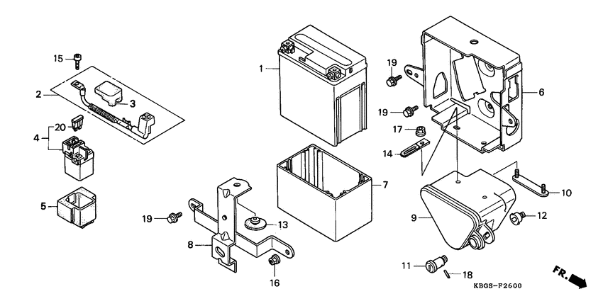 Battery/battery box