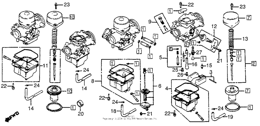 Carburetor comp. parts