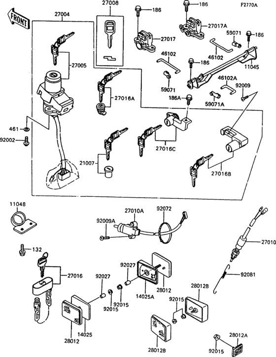 Ignition switch(1/2)(zg1000-a9)