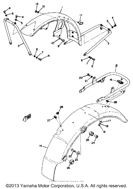 Front fender - rear fender