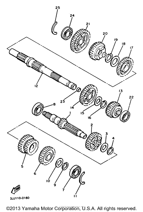 XVZ13DBC Трансмиссия