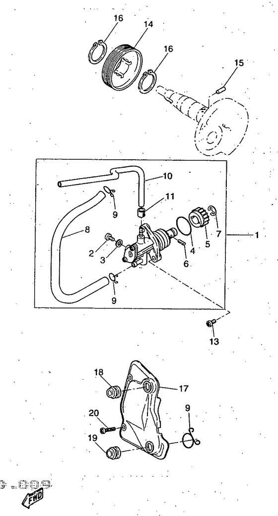 YQ50R Масляный насос