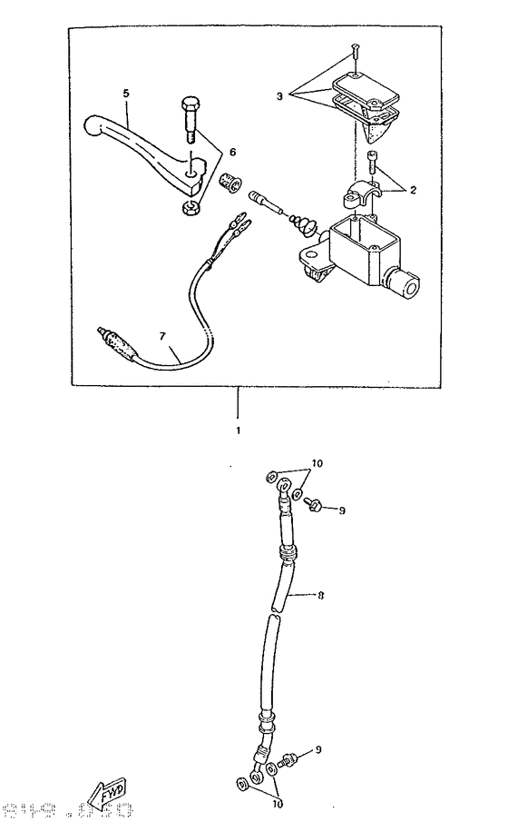 CW50RS Главный тормозной цилиндр