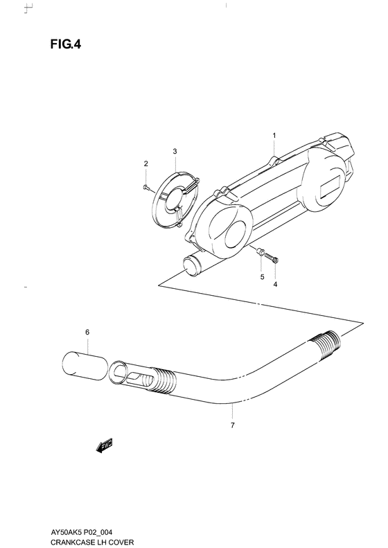 Crankcase lh cover