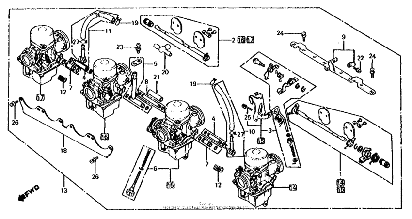 Carburetor assy. 81-82