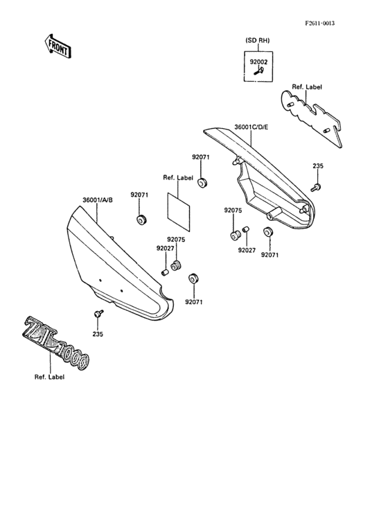 ZL1000 Боковые обтекатели