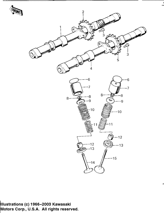Camshafts/valves