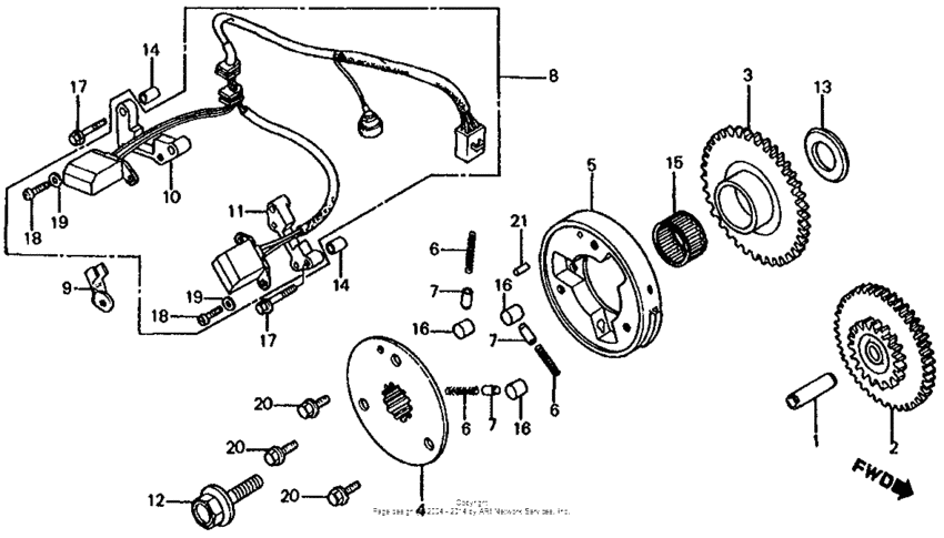 VF750S Pulser + starter clutch