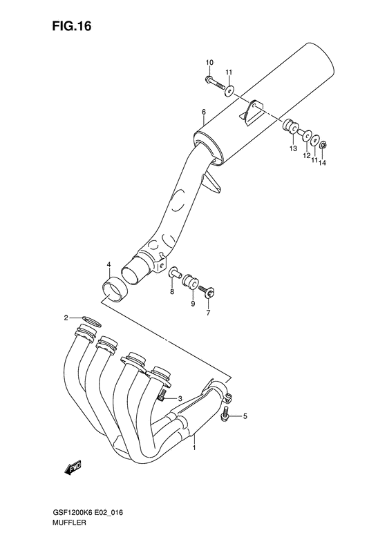 Muffler comp