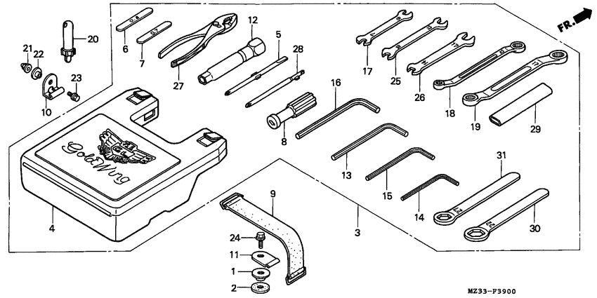 GL1500A Инструмент