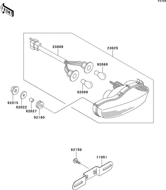 ZX1200 Фонарь