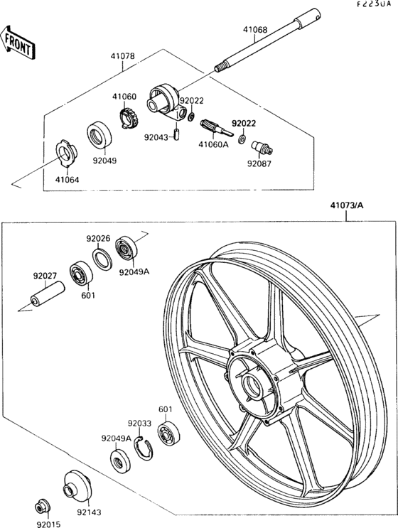 Front hub(ja001441