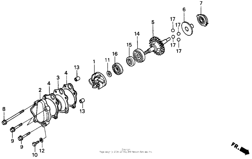 Water pump 90-91