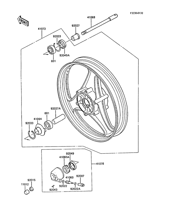 ZL1000 Переднее колесо
