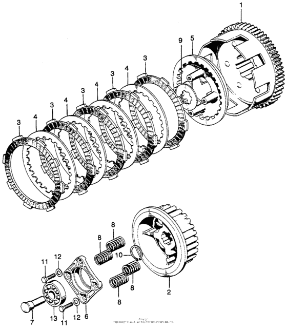 SL125 Сцепление