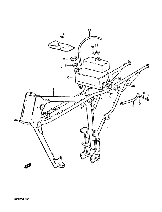 Frame - oil tank