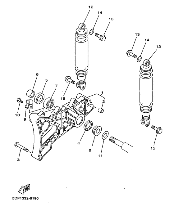 Rear arm. suspension