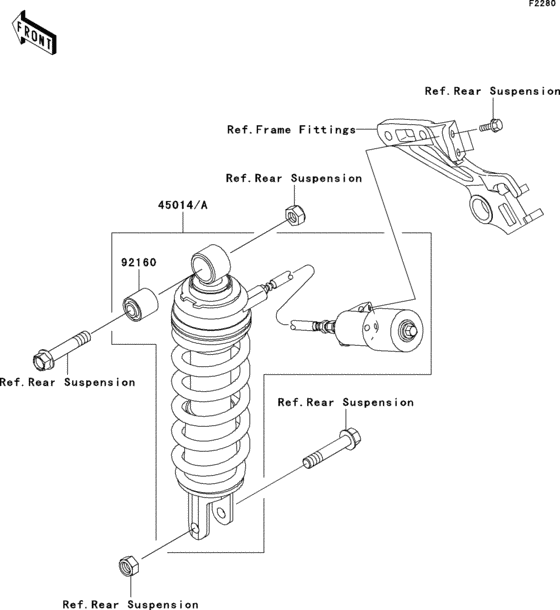 ZX1200 Амортизатор
