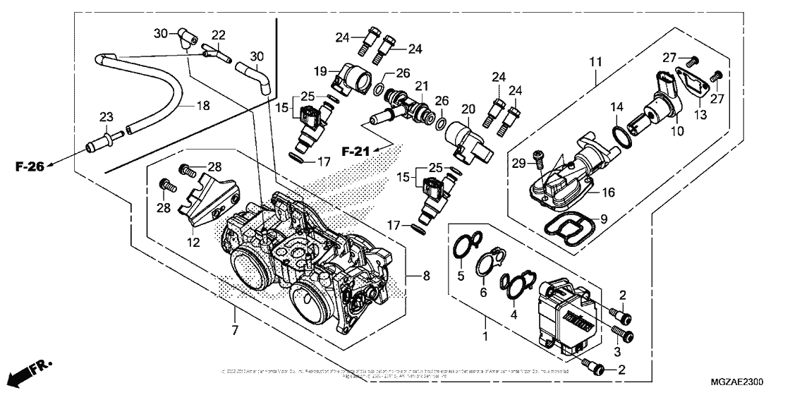  Корпус Дросселя