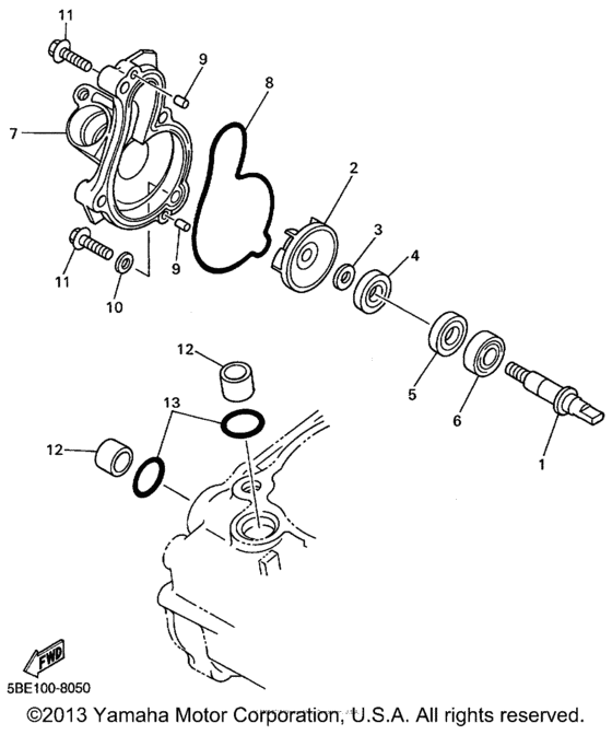 YZ400FL Водяной насос