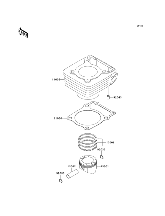  Цилиндр и поршни