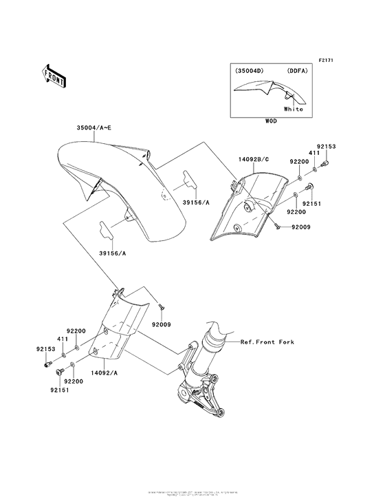 ZR1000 Крыло переднее