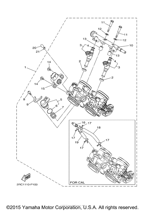 FZ07FR Впускная система