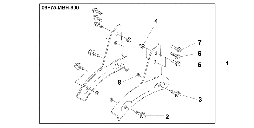Backrest stay