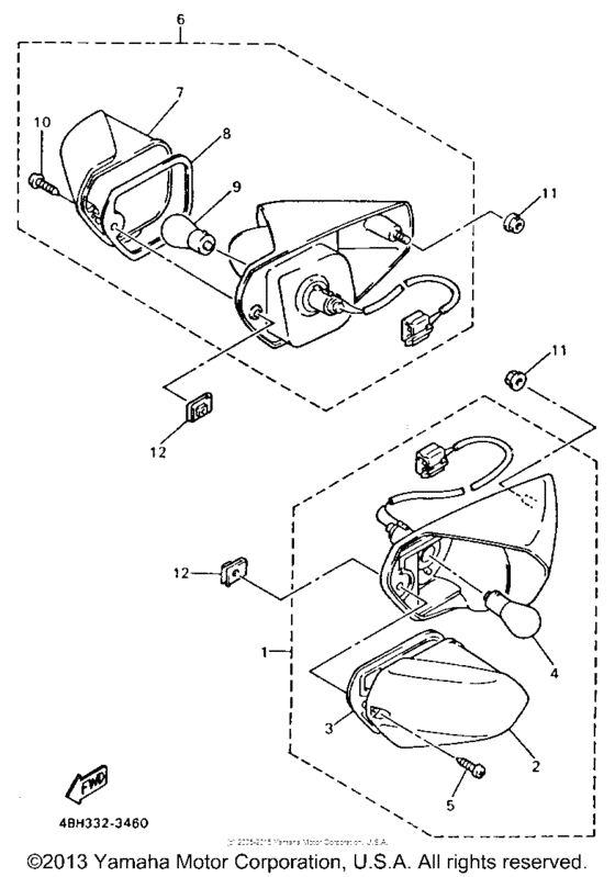 GTS1000AE Поворотники