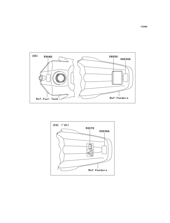 KX100 Лейбл предостережения