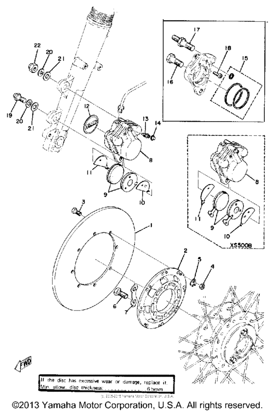 Disc brake caliper