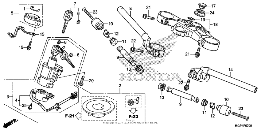 Handlebar + top bridge (1)