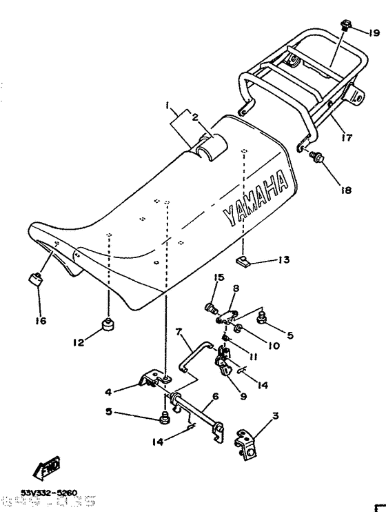 Selle. porte -bagages